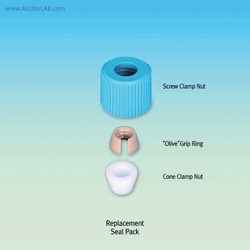 Cowie® Accessory NPT-PTFE Screw Clamping Holder, Grip Bore Φ7~19mm for Rod & Tubing Ideal for Thermometer/Probe·Sampling Tube·Inert Gas Tube, &c., 스크류 그립 홀더, 온도계/샘플튜브등 다용도