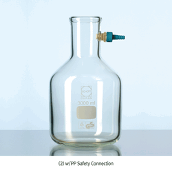 DURAN® Premium 3~20 Lit Filtering Bottle, Boro-glassα3.3 For High Vacuum, Heavy-Duty, 3~20Lit 여과병