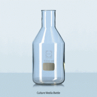 DURAN® Culture Media Bottle, with Beaded Rim, 300~5,000㎖Ideal for Large Volume Culture, Boro-glass 3.3, 배양병