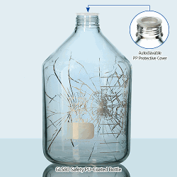 DURAN® Super-duty Production Bottle Standard and Safety Coated, without Cap, Increased Thickness, 10 & 20Lit Using for Mixing & Stirring Process, Boro-glass 3.3, 10 & 20Lit 내충격용 슈퍼듀티 프로덕션 바틀