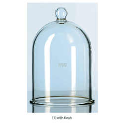 DURAN® Glass Bell Jar, Ideal for Vacuum Use, Φ185~Φ315mm Borosilicate Glass 3.3, 글라스 벨자
