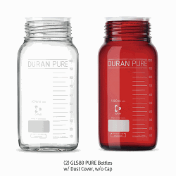 DURAN® Primary Packaging PURE Bottle & Screwcap, Developed for Pharma, GL25·GL45·GLS80, 25~20,000㎖ Ideal for APIs & GMP Manufacturing, Clear & Amber, Qualification Package, Boro-glass 3.3, 퓨어바틀, 제약 및 바이오 산업용에 적합, 캡 별매