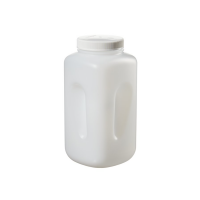 Large Square Wide-Mouth HDPE Bottle with PP Closure, 광구병