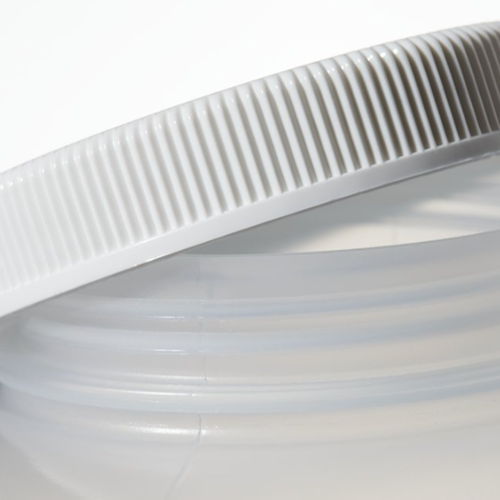 Square Wide-Mouth Large PPCO Bottle with PP Closure, 손잡이형 광구병