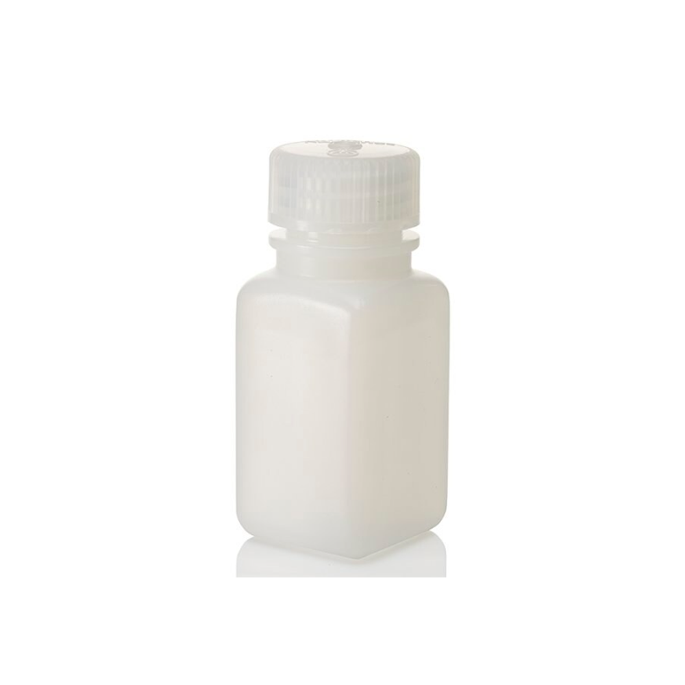 Square Wide-Mouth HDPE Bottles with PP Closure, 광구병