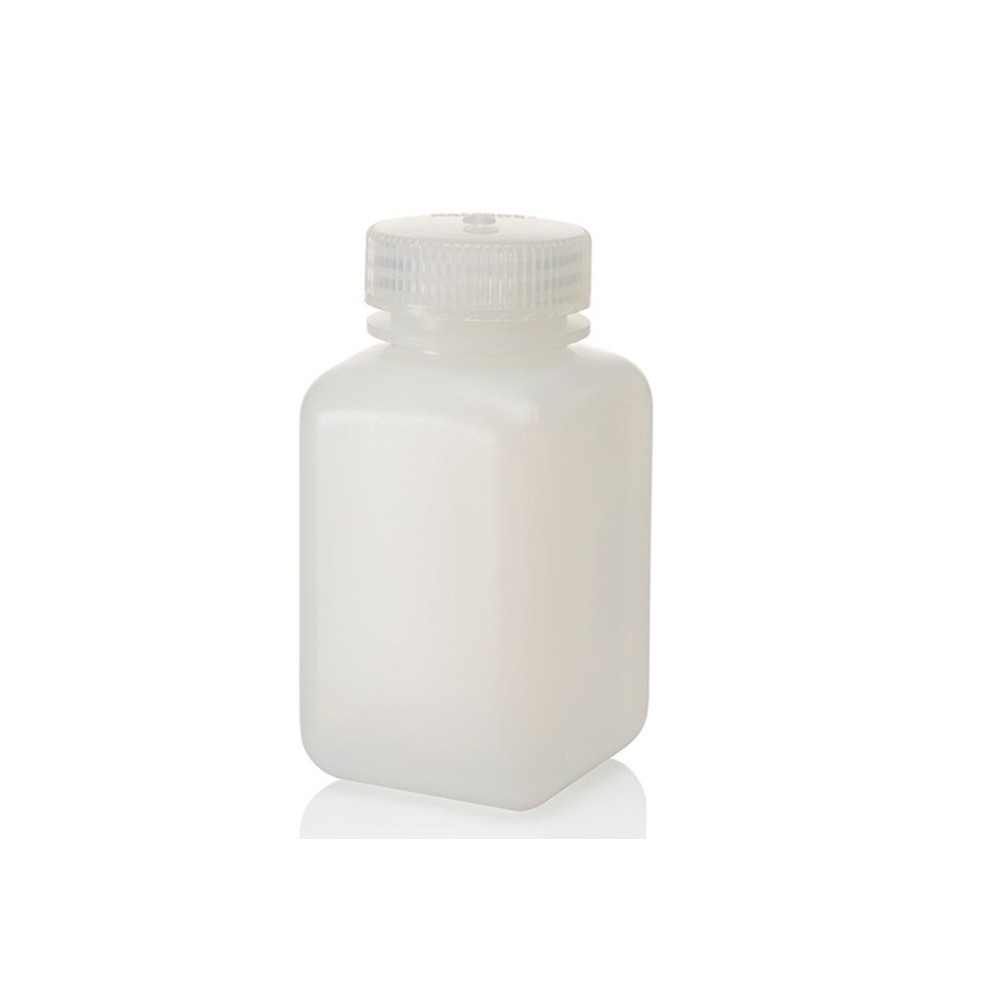 Square Wide-Mouth HDPE Bottles with PP Closure, 광구병