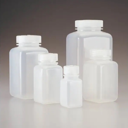 Square Wide-Mouth PPCO Bottles with PP Closure, 광구병