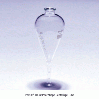 Pyrex® Premium ASTM 100㎖ Oil Centrifuge Tube, Pear Shape & Conical Type 고품질 ASTM 표준 100㎖ Oil 원심관