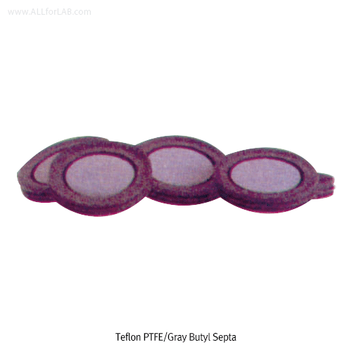 Wheaton® Φ20mm Septa, for Un-Lined Aluminium Seal, 알루미늄 씰 전용 셉타