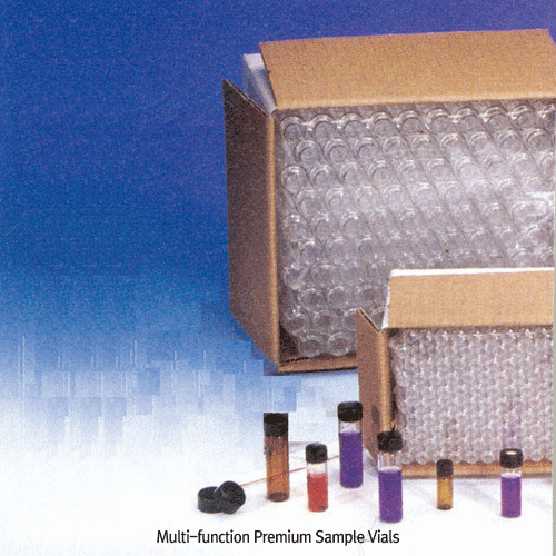 Wheaton® Multi-function Premium Sample Vials, 1.8 ~ 40㎖With Screw Thread, ASTM·EPA·USP·ISO, 다용도 프리미엄 샘플 바이알