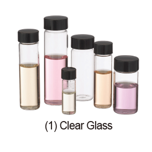 Wheaton® Premium 2~40㎖ Sample Vial-Set, with Caps Attached in Lab-File® Packed in Partitional Cell Tray, ASTM·USP·ISO, 고급형 바이알세트