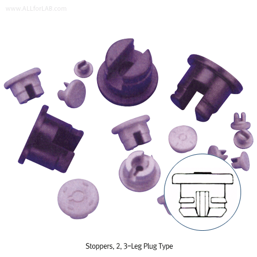 Wheaton® Stoppers, for Serum Bottles & Vials, used with Aluminum Seals Φ11~20mm세럼 바틀 & 바이알용 스토퍼
