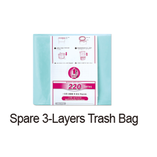 ABS Step-On Wastebasket, with Foot Operated Lid, 9·14·16·22·37 Lit Must be used with Trash Bags, Includes 1Roll of Trash Bag, 페달 개폐식 휴지통, 전용 쓰레기봉투(필수)