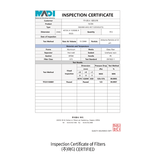 DAIHAN® Class Ⅱ Type A2 Biological Safety Cabinet “BSC”, with 2×ULPA-U15 Filter & UV Lamp, w1200·1500·1800mm BioSafety Level 1~3, “ECM” DC Motor, Real-time Air-flow & Air-Speed Monitoring System, 7 inch Touch TFT LCD Controller Multi-Safety Function, Comp