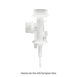 DAIHAN® WisdoseTM 0.25~100㎖ Standard & HF Bottle Top Dispenser, with Adjustable Intake Tube & Flexible Delivery Nozzle With Re-Circulation Valve & Calibration Report, Fully Autoclavable, CE·ISO·DAkkS·IAF Certified “Standard” & “HF”(for Hydrofluoric A