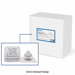 Wisd Syringe Filter, MCE·Nylon·PES·PTFE-·PVDF, Hydrophilic/Hydrophobic, 0.22 & 0.45㎛, Φ13/25mmWith PP Housing Shell, Ideal for Sample Purification, Sterile & Non-sterile, 시린지 필터, 멸균 & 비멸균