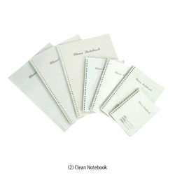 Clean Room Paper & Clean Room Note, Class 1000 Ideal for Clean Room Use, Minimize Particle Generation by Special Coating, 크린룸용 페이퍼 & 크린노트