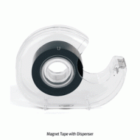 Magnet Tape with Dispenser, with Adhesive Side and Magnetic Side, w19mm×L3m Easy and Quick Removal and Repositioning, 마그넷 테이프, 디스펜서형