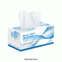 DAIHAN® WisdTM Facial Tissue, 100% Virgin Natural Pulp, 2-Layer, 210×200mm Non-Fluorescence·Fragrance·Dye, 250 Sheets, 미용티슈