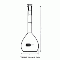 “DAIHAN” Volumetric Flasks, Economy 메스 / 용량 플라스크“, 경제형 / 교육용”